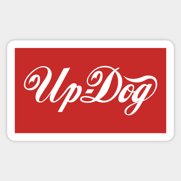 Updog Cola Sticker by DCLawrenceUK